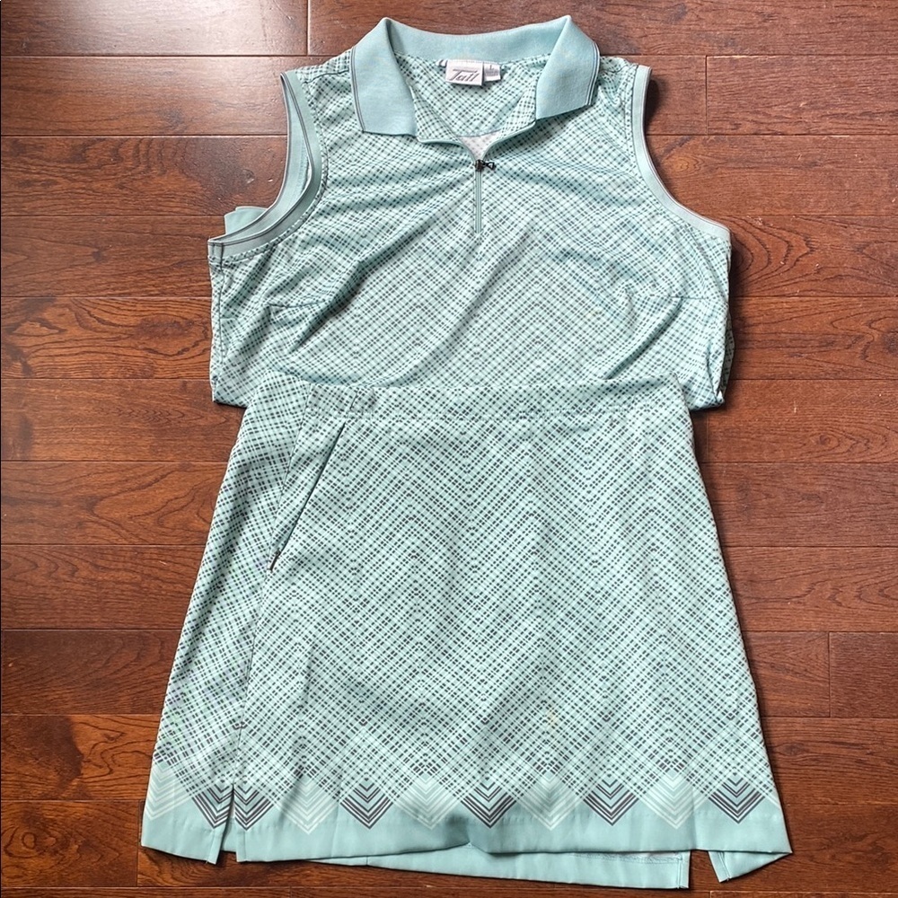 Tail Mint Green Patterned Golf Skort
